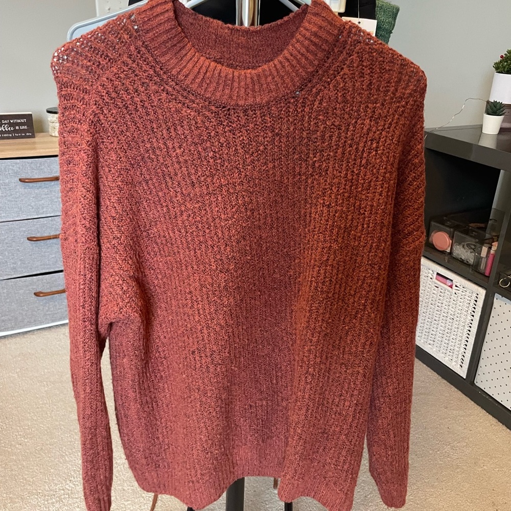 American Eagle Oversized Mock Neck Sweater